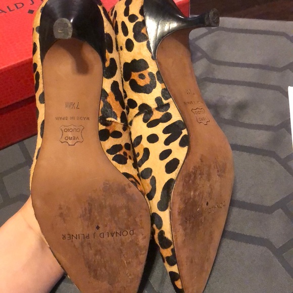 DJP leopard haircalf small heel - Picture 3 of 6